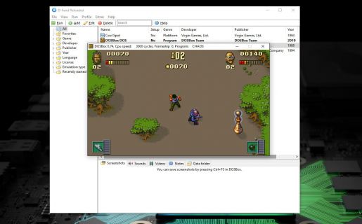 DOSBox emulator