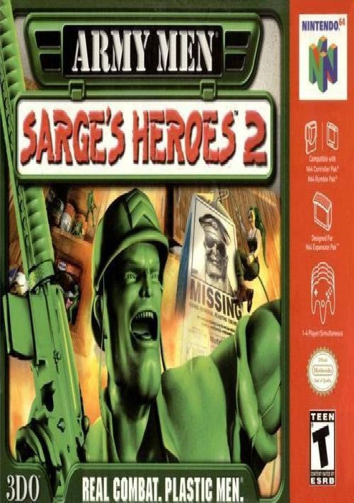 Army Men - Sarge's Heroes 2 ROM Free Download for N64 - ConsoleRoms