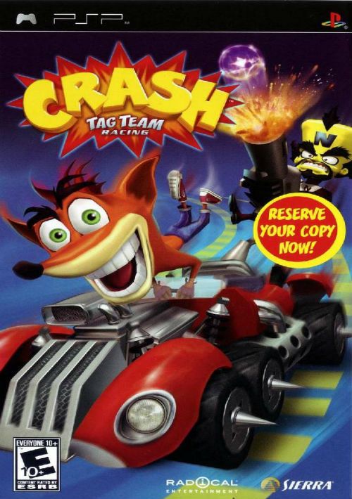 Crash Tag Team Racing (v1.01) ROM Free Download for PSP
