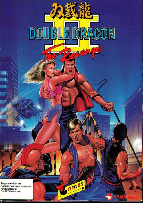 Double Dragon II - The Revenge (E) ROM Free Download for C64 Tapes ...