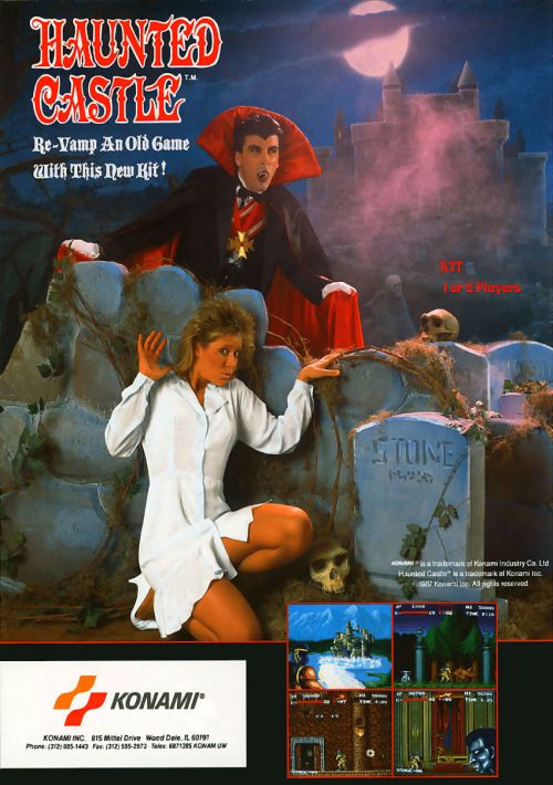 haunted castle arcade rom game