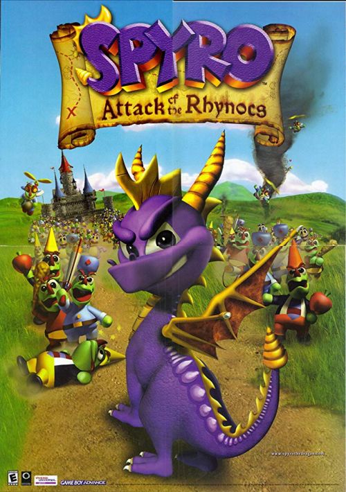 Spyro Attack Of The Rhynocs ROM Free Download for GBA