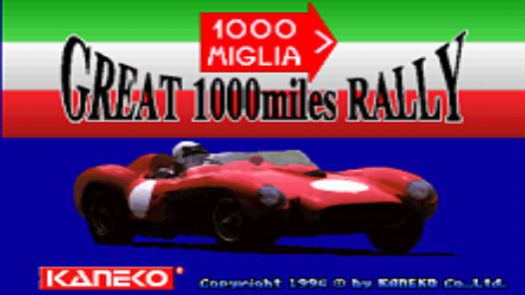 1000 Miglia - Great 1000 Miles Rally (94/07/18)