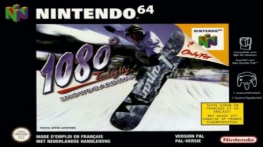 1080 TenEighty Snowboarding (Europe)