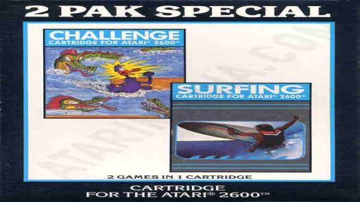  2 Pak Black - Challenge, Surfing (HES) (PAL)