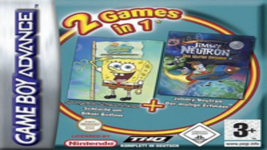 2 In 1 - Spongebob Squarepants Battle For Bikini Bottom & Jimmy Neutron Boy Genius (EU)