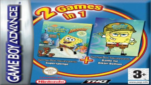 2 In 1 - SpongeBob Squarepants - Supersponge & Battle For Bikini Bottom (Sir VG)