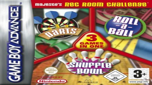3 In 1 - Darts Roll A Ball Shuffle Bowl GBA