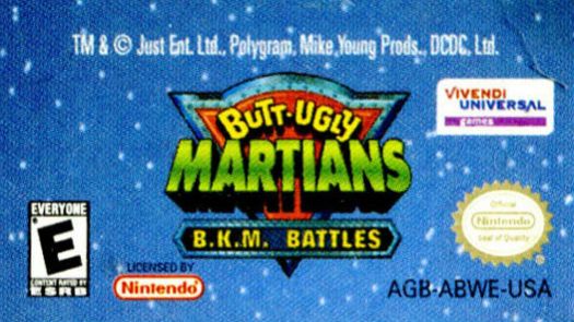 Butt-Ugly Martians - B.K.M. Battles