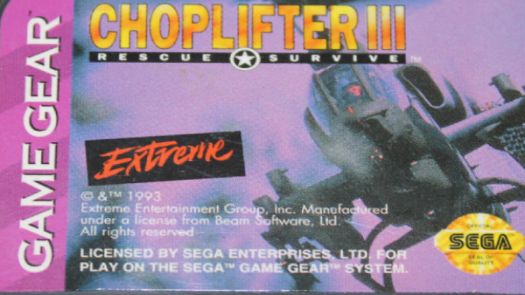 Choplifter III