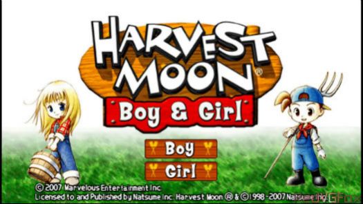 Harvest Moon - Boy & Girl