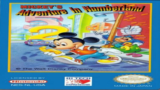 Mickey's Adventures In Numberland