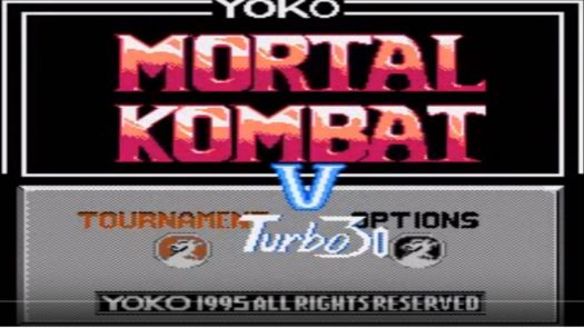 Mortal Kombat V1996 Turbo 30 Peoples