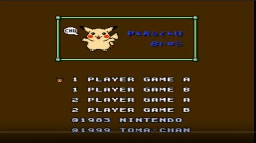 Pikachu Bros (Mario Bros Hack)