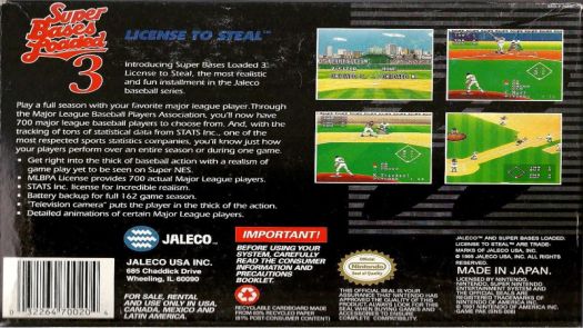 Super Bases Loaded 3 - License To Steal (V1.0)