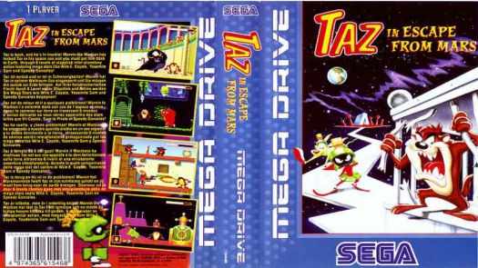 Taz In Escape From Mars (Europe)