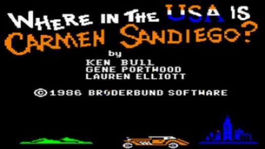 Where In The USA Is Carmen Sandiego (Disk 1 Of 1 Side B)