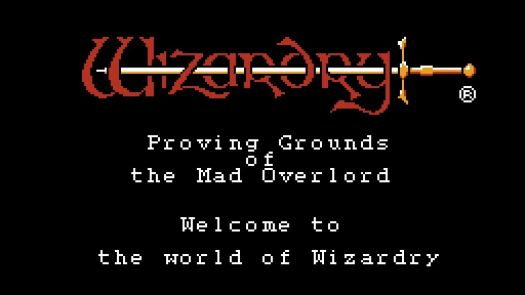 Wizardry I - Proving Grounds Of The Mad Overlord