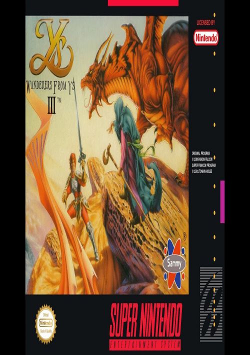 Ys III Wanderers From Ys ROM Free Download for SNES ConsoleRoms